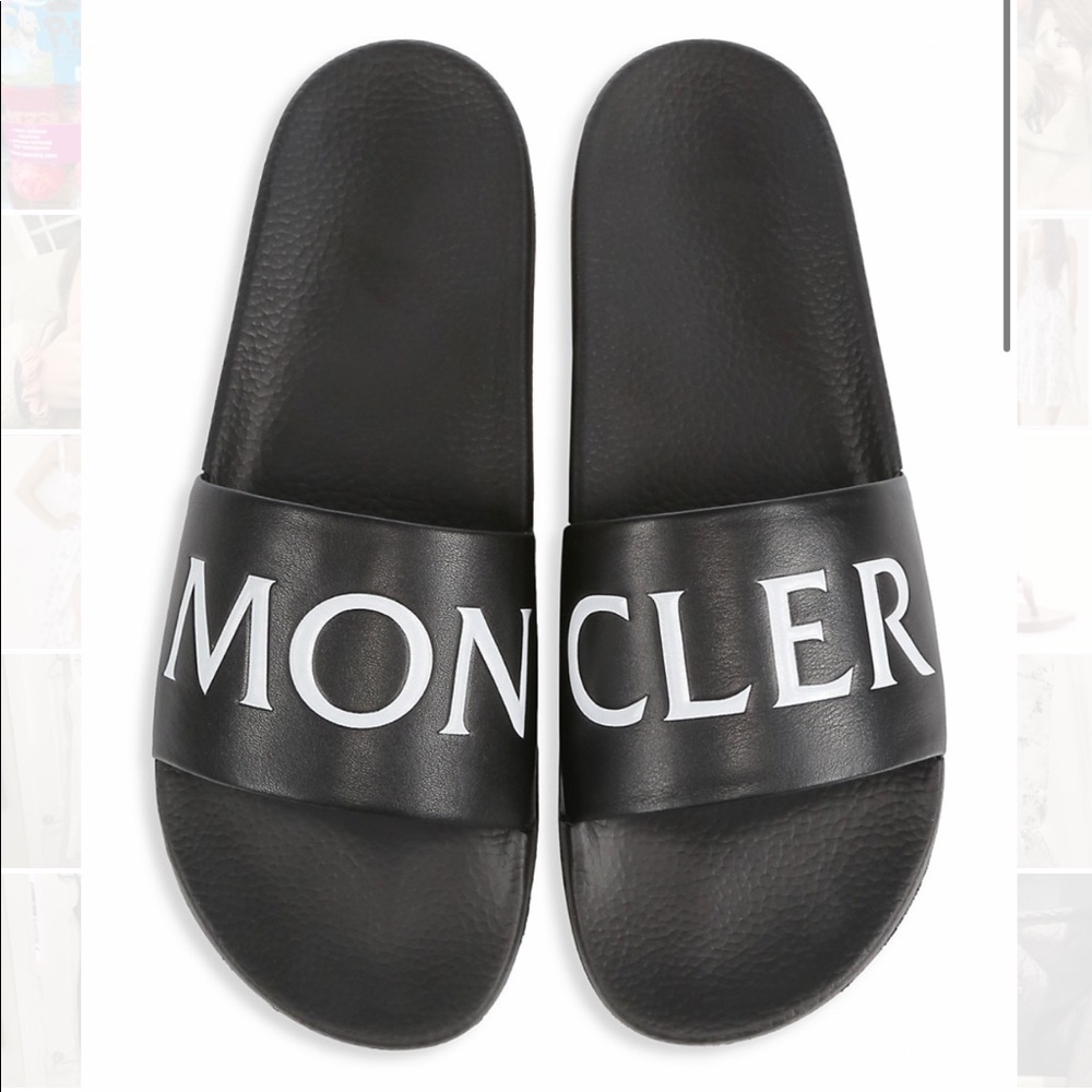 Unisex Moncler Bastien Slide Sandals Size 41